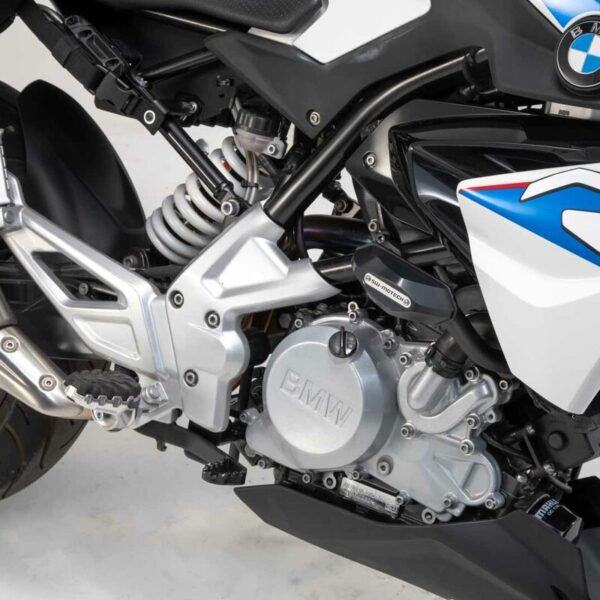 Μανιτάρια προστασίας SW-MOTECH για BMW G 310 R – μαύρα crash pads για καθημερινή προστασία και ανθεκτικότητα