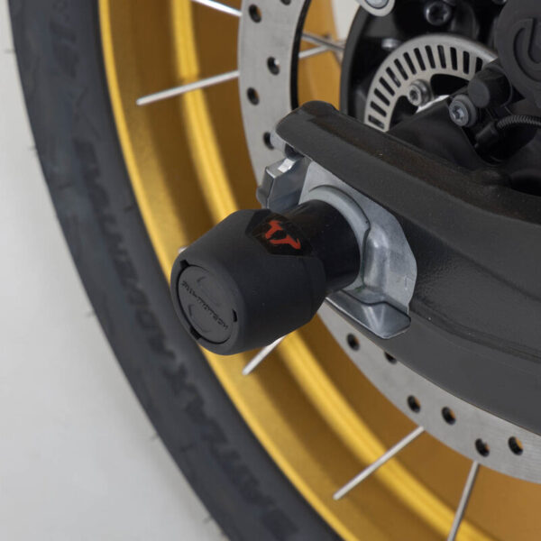 Μανιτάρια προστασίας εμπρός άξονα SW-MOTECH για BMW & CBR1000RR-R – μαύρα με κόκκινο λογότυπο