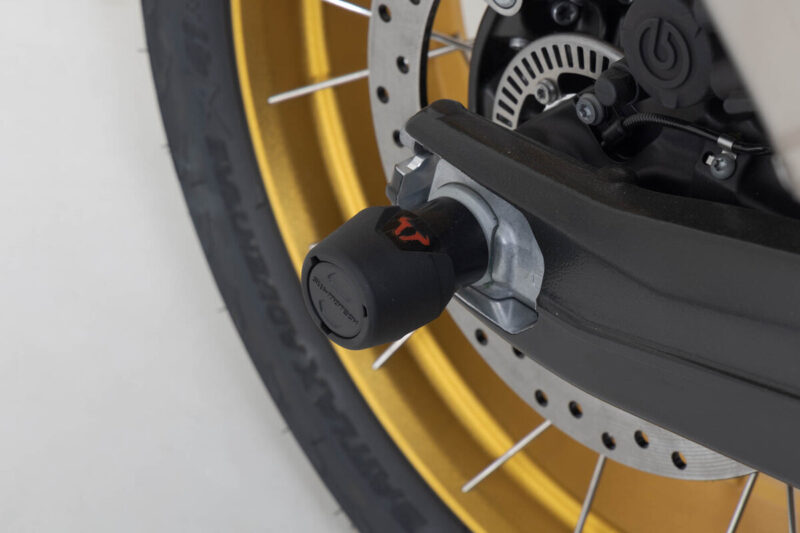 Μανιτάρια προστασίας εμπρός άξονα SW-MOTECH για BMW & CBR1000RR-R – μαύρα με κόκκινο λογότυπο