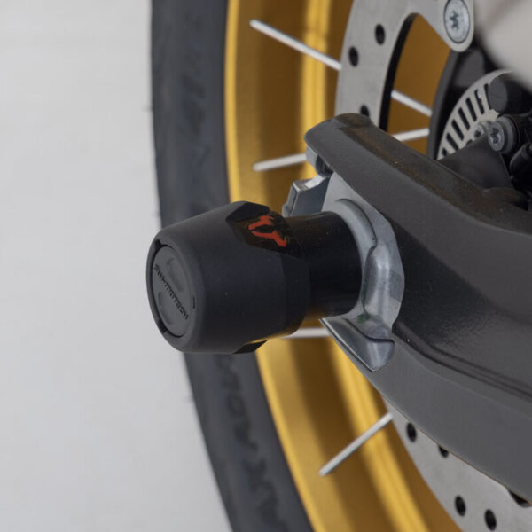 Μανιτάρια προστασίας εμπρός άξονα SW-MOTECH για BMW & CBR1000RR-R – μαύρα με κόκκινο λογότυπο