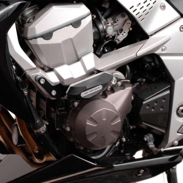 Μανιτάρια προστασίας SW-MOTECH για Kawasaki Z750 – σετ CNC με κεφαλές από PA6 Ertalon για ανθεκτική και ασφαλή οδήγηση