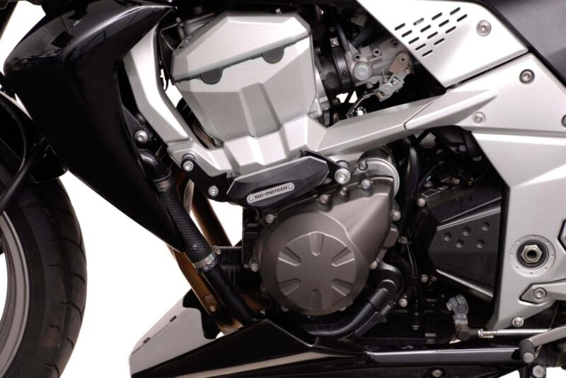 Μανιτάρια προστασίας SW-MOTECH για Kawasaki Z750 – σετ CNC με κεφαλές από PA6 Ertalon για ανθεκτική και ασφαλή οδήγηση