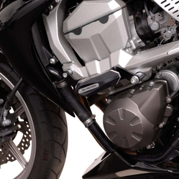 Μανιτάρια προστασίας SW-MOTECH για Kawasaki Z750 – σετ CNC με κεφαλές από PA6 Ertalon για ανθεκτική και ασφαλή οδήγηση