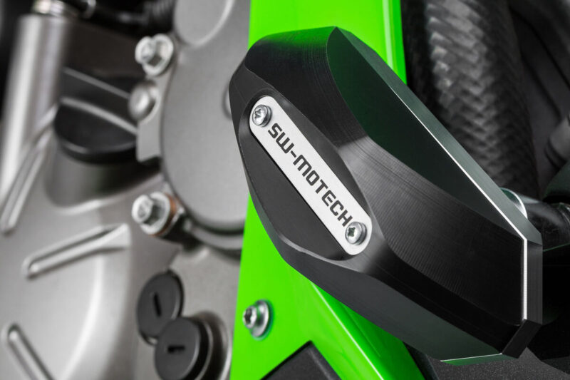 SW-MOTECH μαύρα μανιτάρια προστασίας για Kawasaki Ninja ZX-6R 636 (2013–2023)
