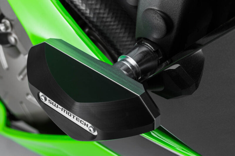 SW-MOTECH μαύρα μανιτάρια προστασίας για Kawasaki Ninja ZX-6R 636 (2013–2023)