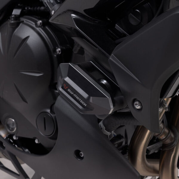 Μανιτάρια προστασίας SW-MOTECH για Kawasaki Versys 650 – κιτ αλουμινίου και πολυαμιδίου για ασφαλή και ανθεκτική προστασία πλαισίου