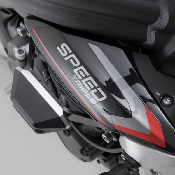 SW-MOTECH μανιτάρια προστασίας για Triumph Speed Triple 1200 RS – μαύρα με CNC αλουμινένια βάση