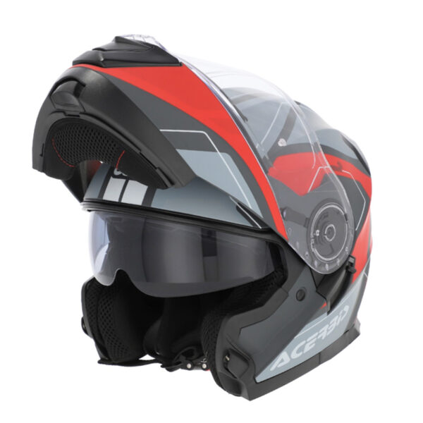Κράνος Acerbis Serel SV ECE22.06 – Γκρι Κόκκινο